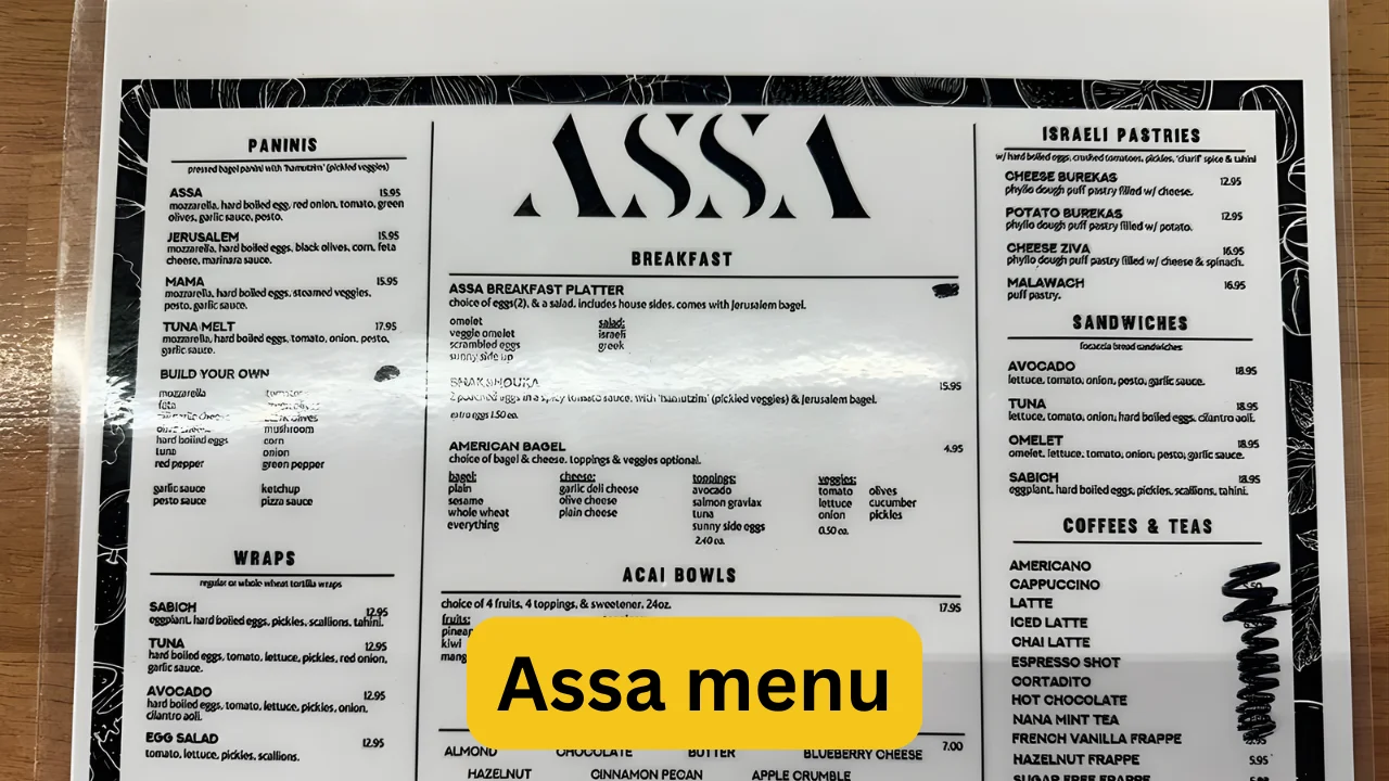 Assa menu