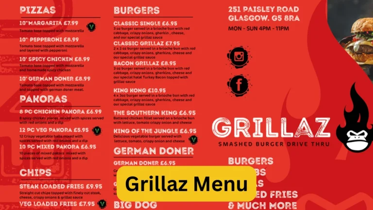 Grillaz Menu
