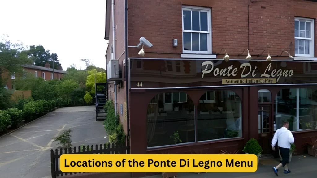 Locations of the Ponte Di Legno Menu
