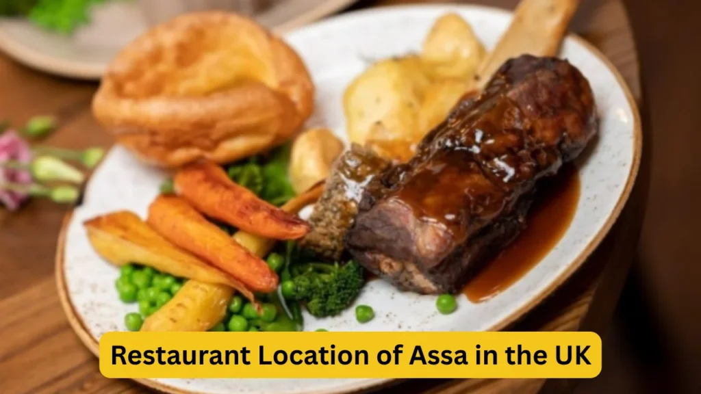 Restaurant Location of Assa in the UK