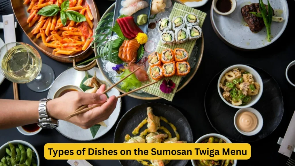 Types of Dishes on the Sumosan Twiga Menu