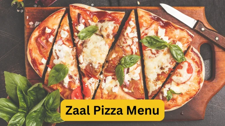 Zaal Pizza Menu