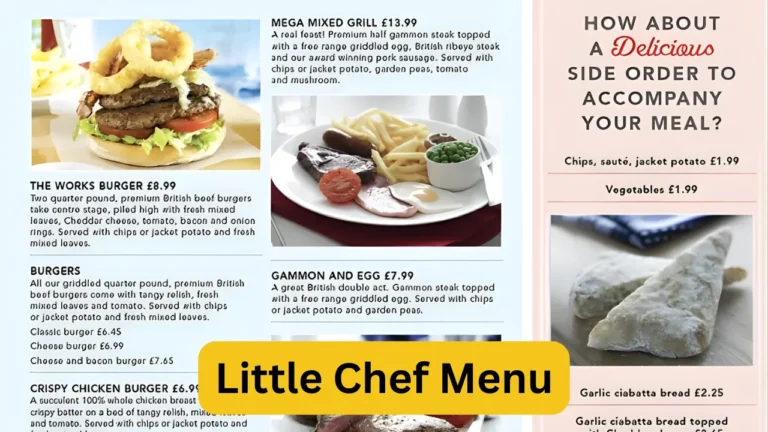 Little Chef Menu