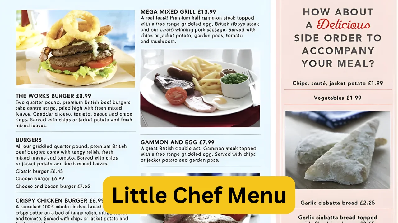 Little Chef Menu