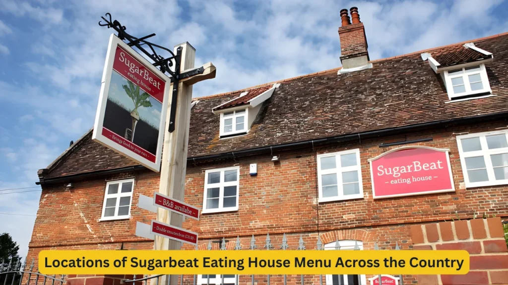 Locations of Sugarbeat Eating House Menu Across the Country