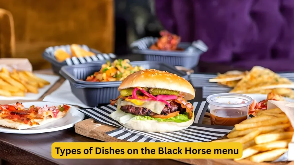 Types of Dishes on the Black Horse menu