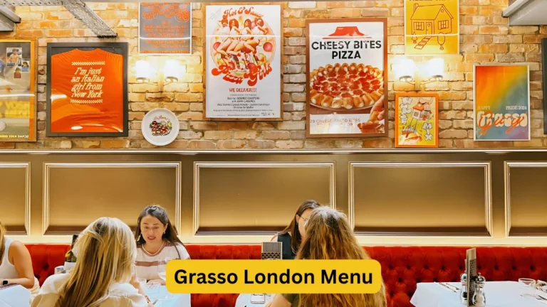 Grasso London Menu