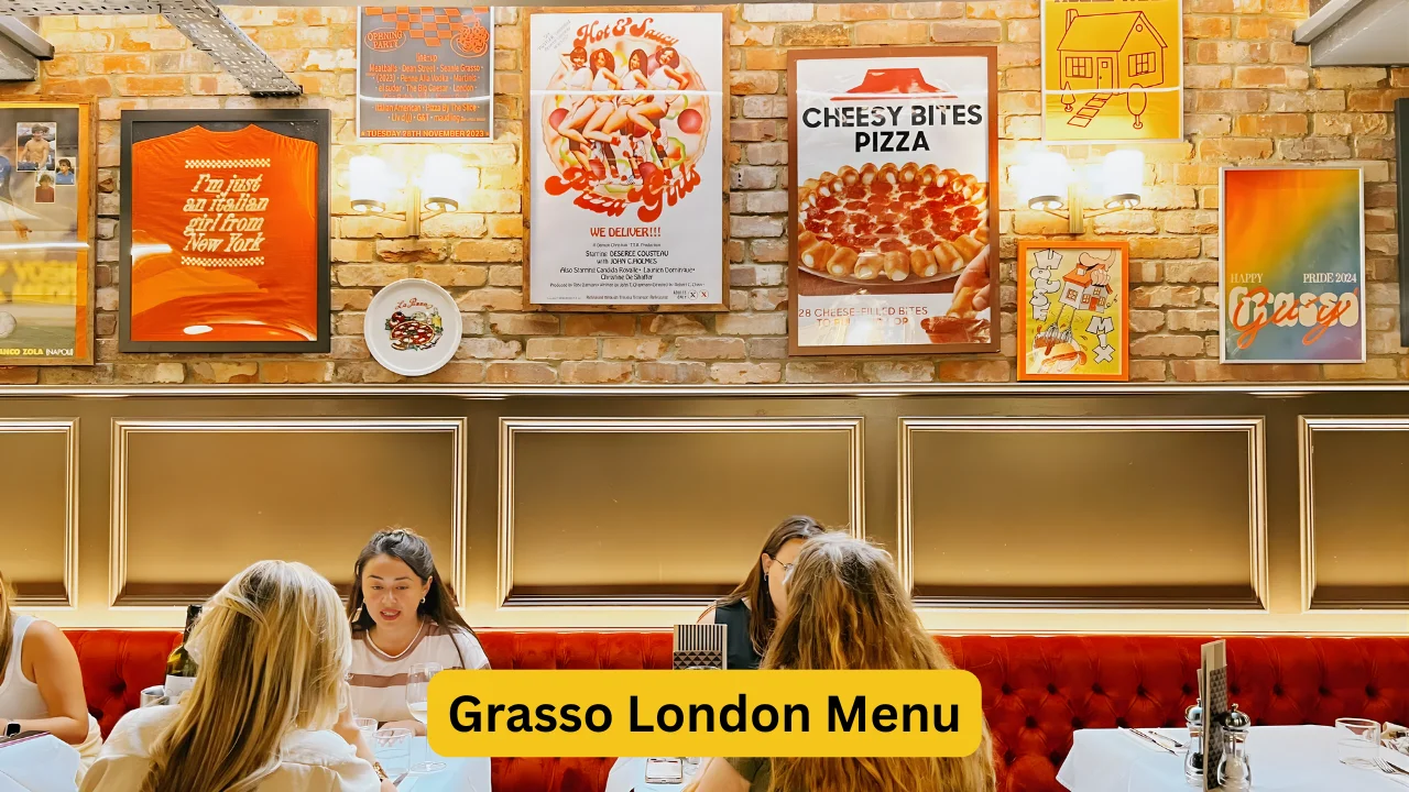 Grasso London Menu