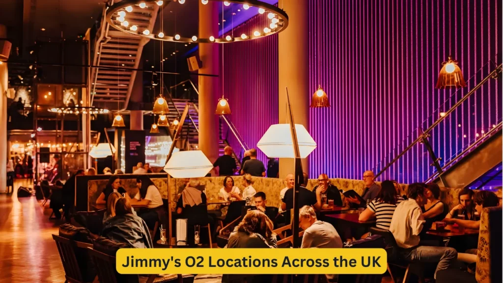 Jimmy's O2 Locations Across the UK