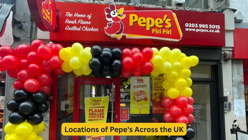 Locations of Pepe's Across the UK