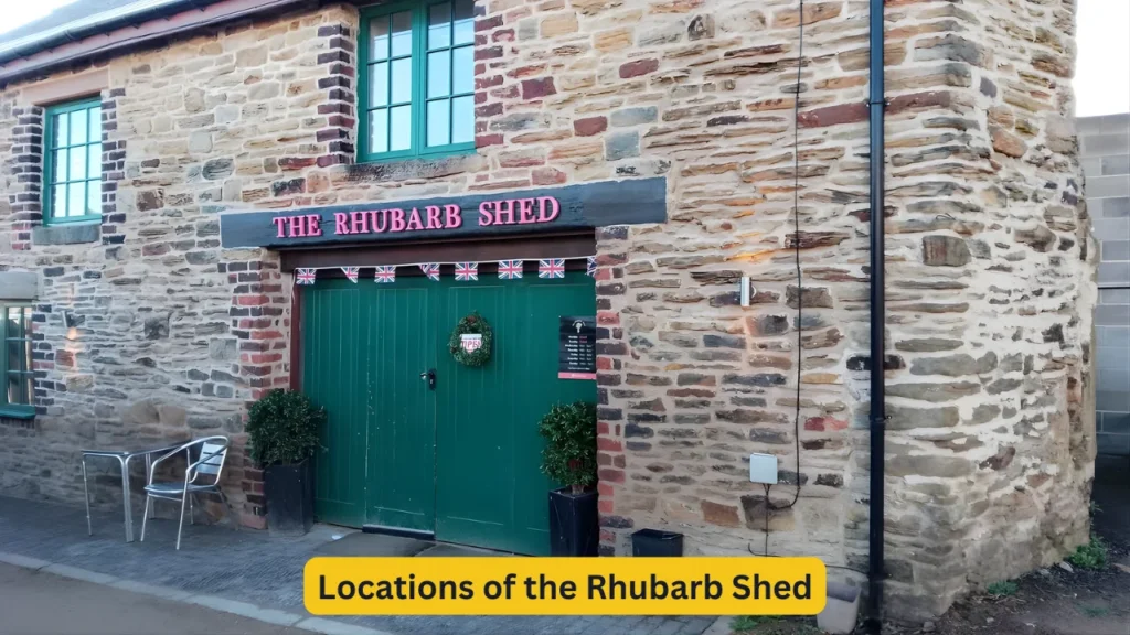 Locations of the Rhubarb Shed