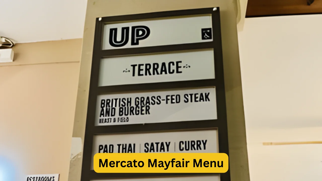Mercato Mayfair Menu