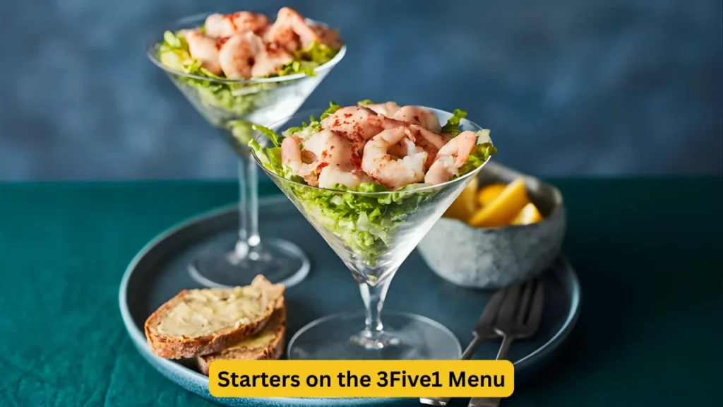 Starters on the 3Five1 Menu