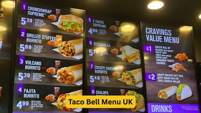Taco Bell Menu UK