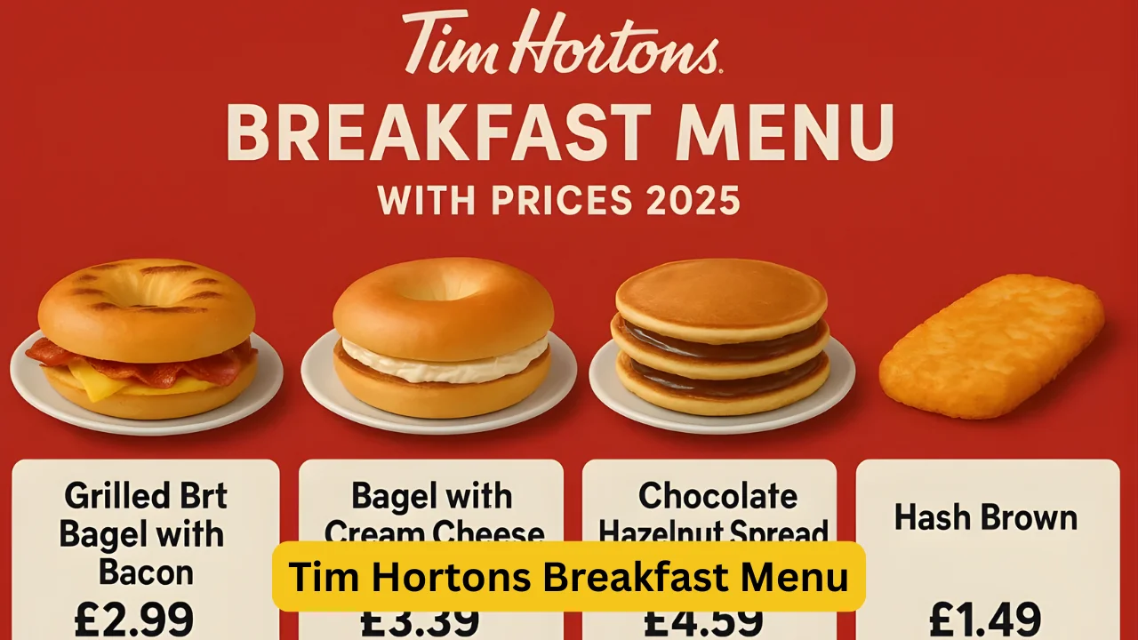 Tim Hortons Breakfast Menu
