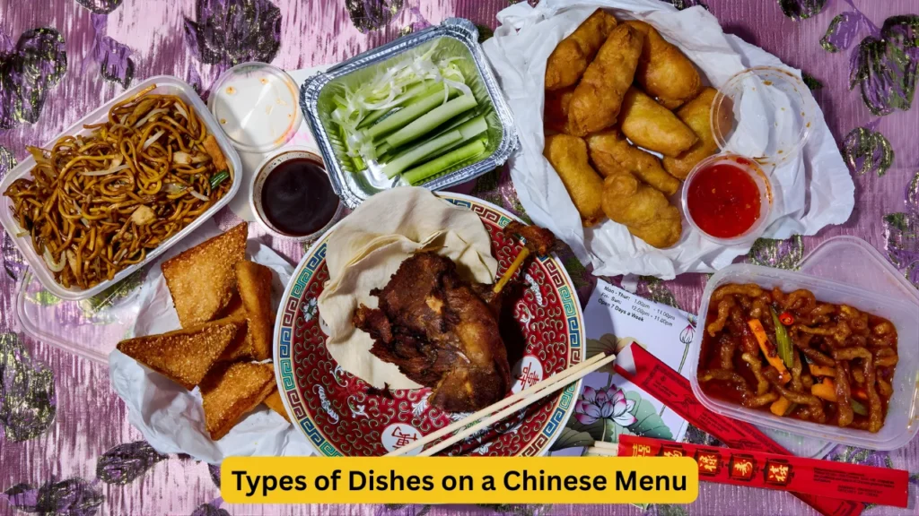 Types of Dishes on a Chinese Menu