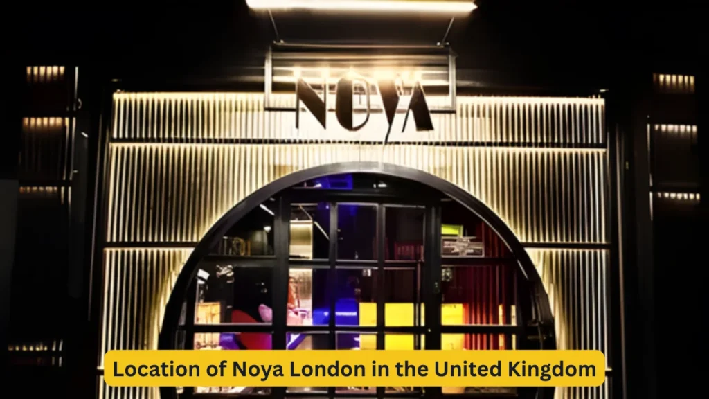 Location of Noya London in the United Kingdom