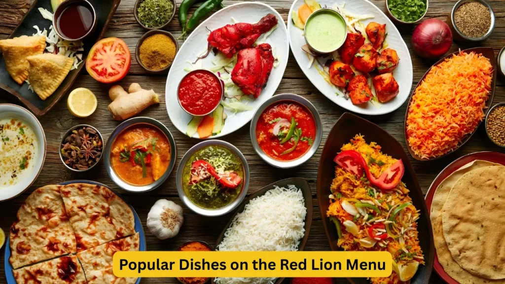 Popular Dishes on the Red Lion Menu