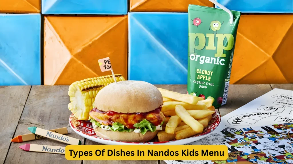 Types Of Dishes In Nandos Kids Menu