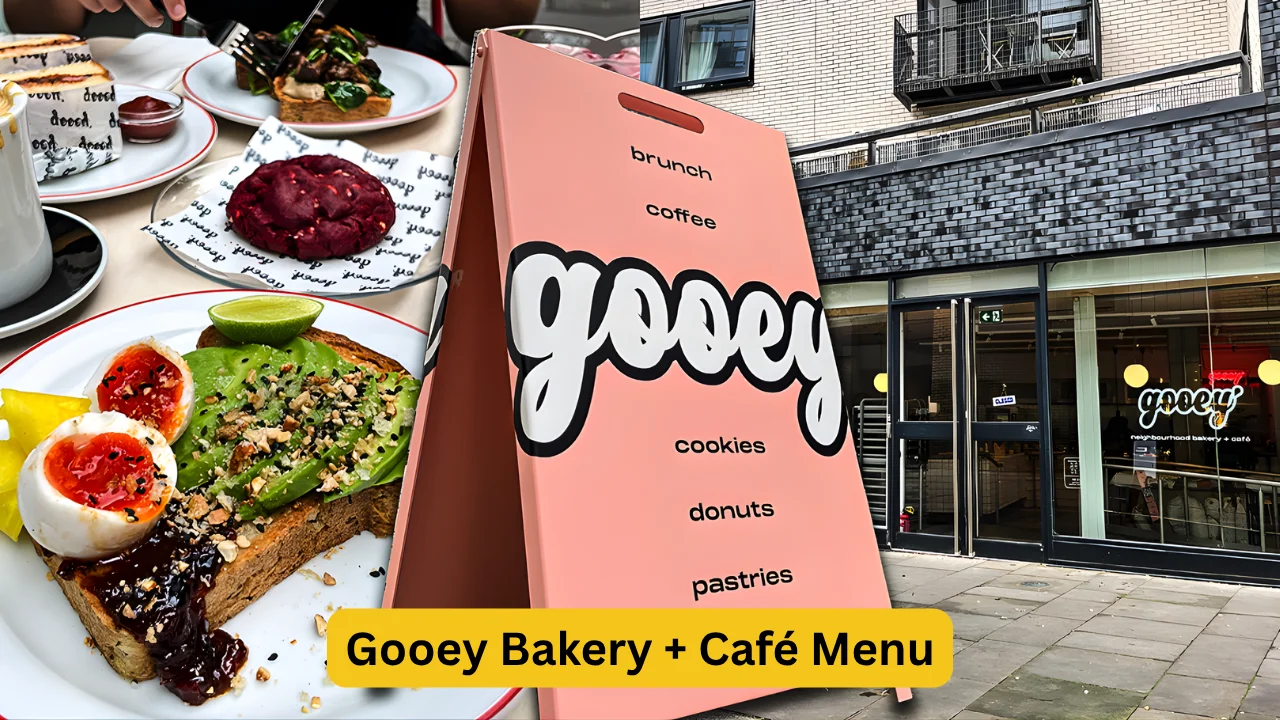 Gooey Bakery + Café Menu