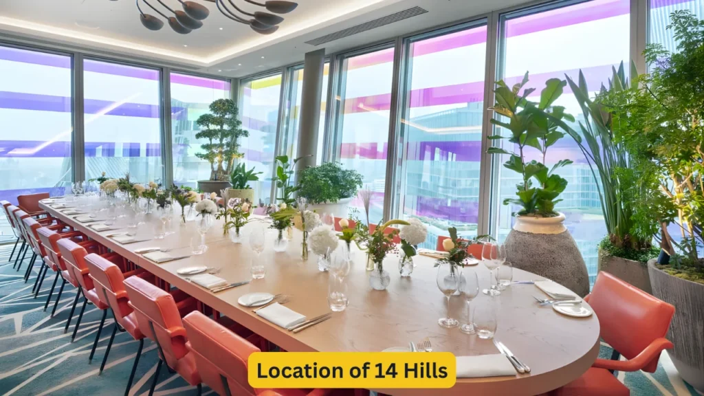 Location of 14 Hills