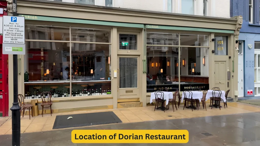 Location of Dorian Restaurant