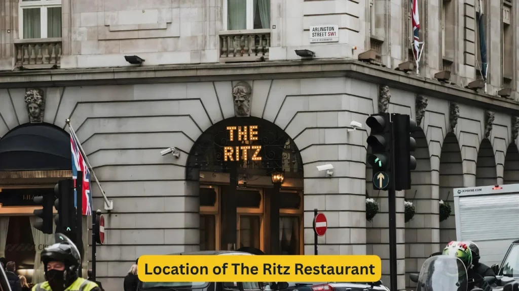 Location of The Ritz Restaurant