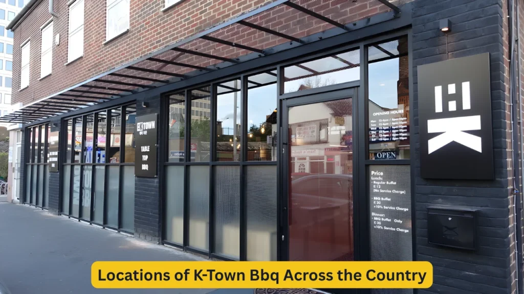 Locations of K-Town Bbq Across the Country