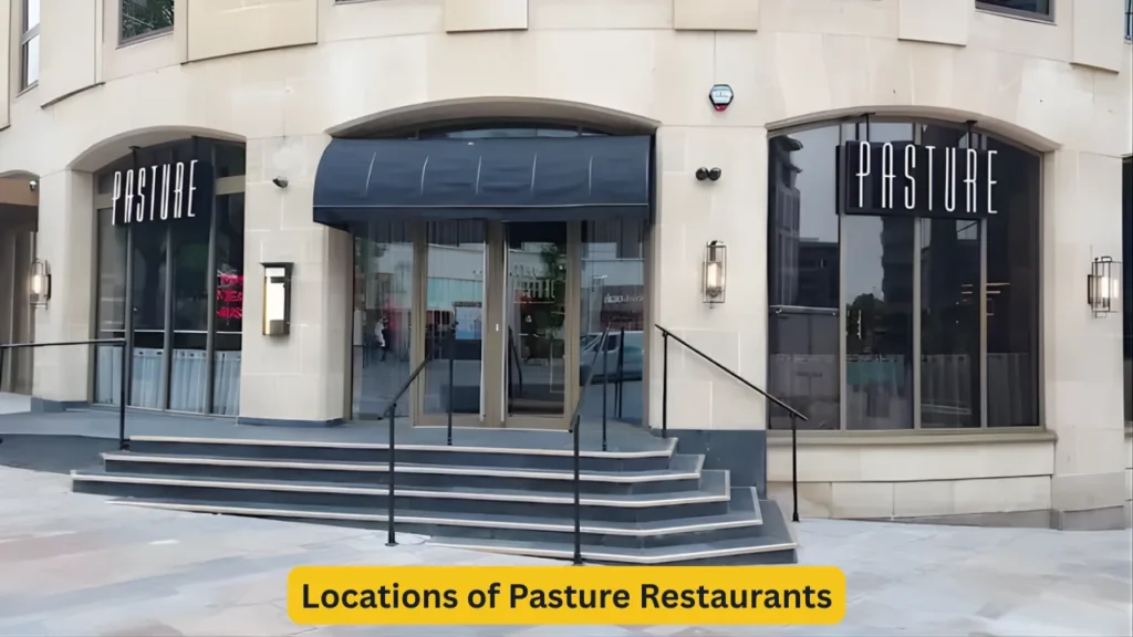 Locations of Pasture Restaurants