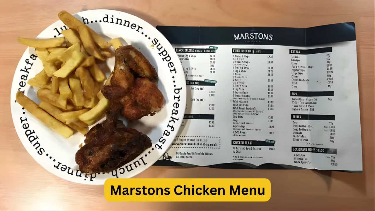 Marstons Chicken Menu