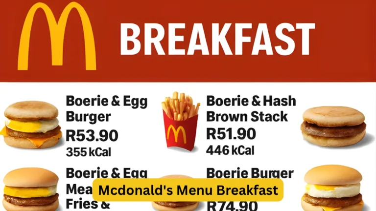 Mcdonald's Menu Breakfast