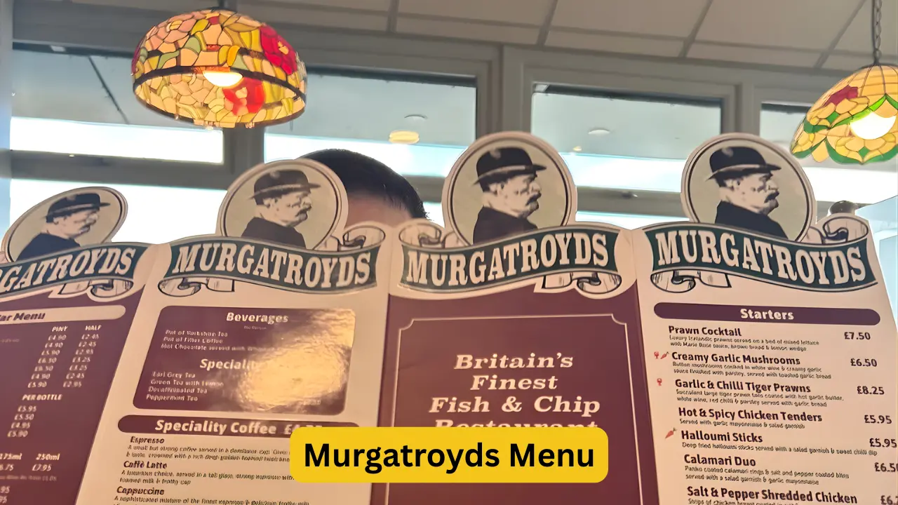 Murgatroyds Menu