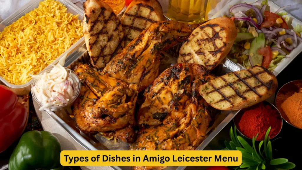 Types of Dishes in Amigo Leicester Menu