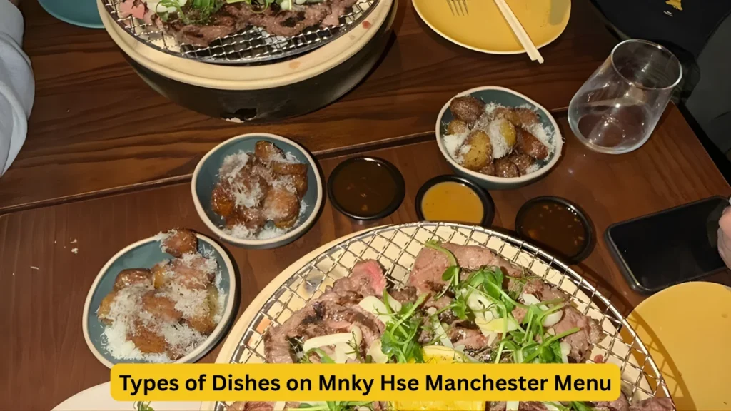 Types of Dishes on Mnky Hse Manchester Menu