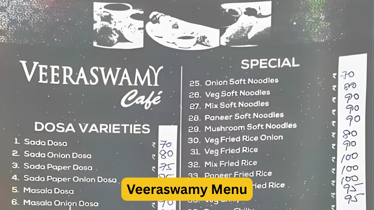 Veeraswamy Menu
