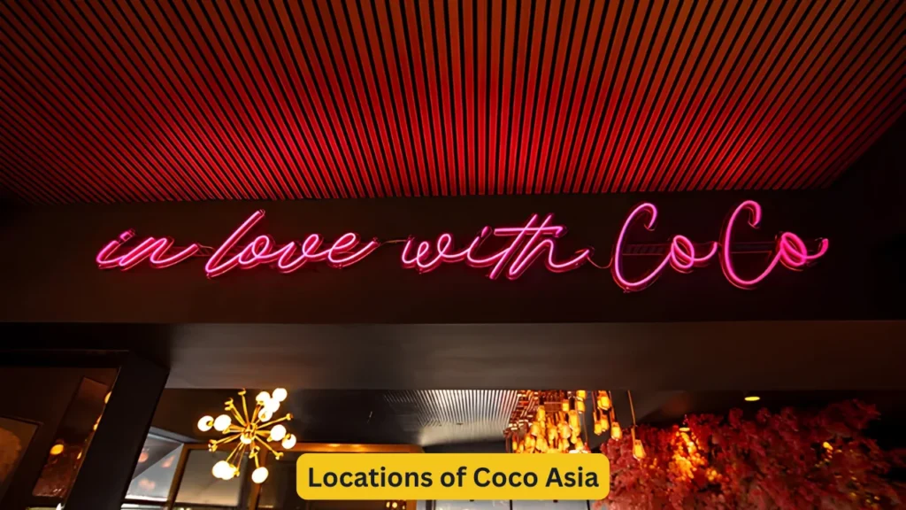 Locations of Coco Asia