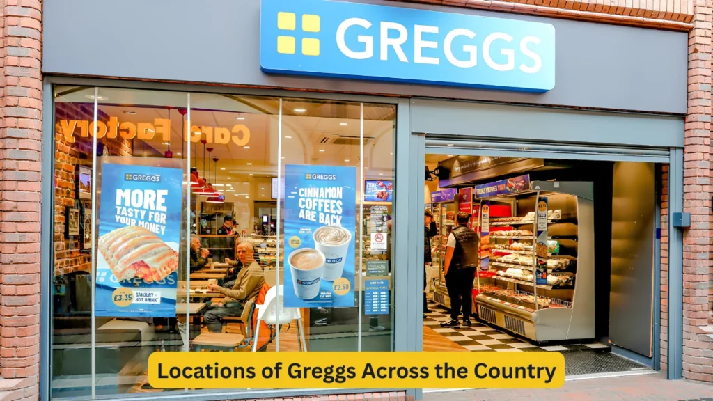 Locations of Greggs Across the Country