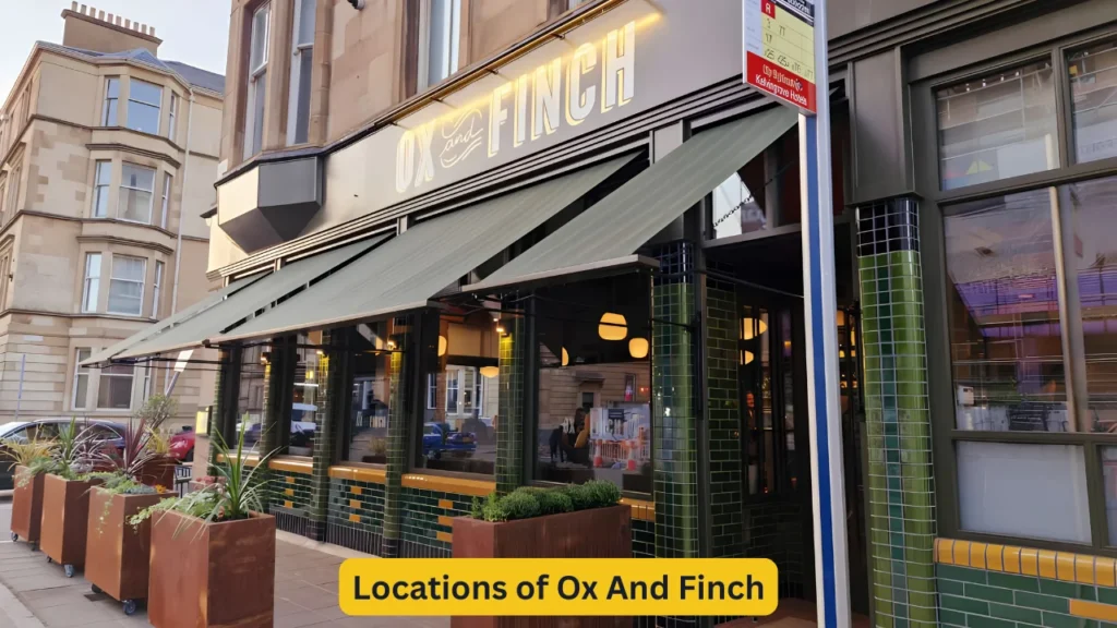 Locations of Ox And Finch
