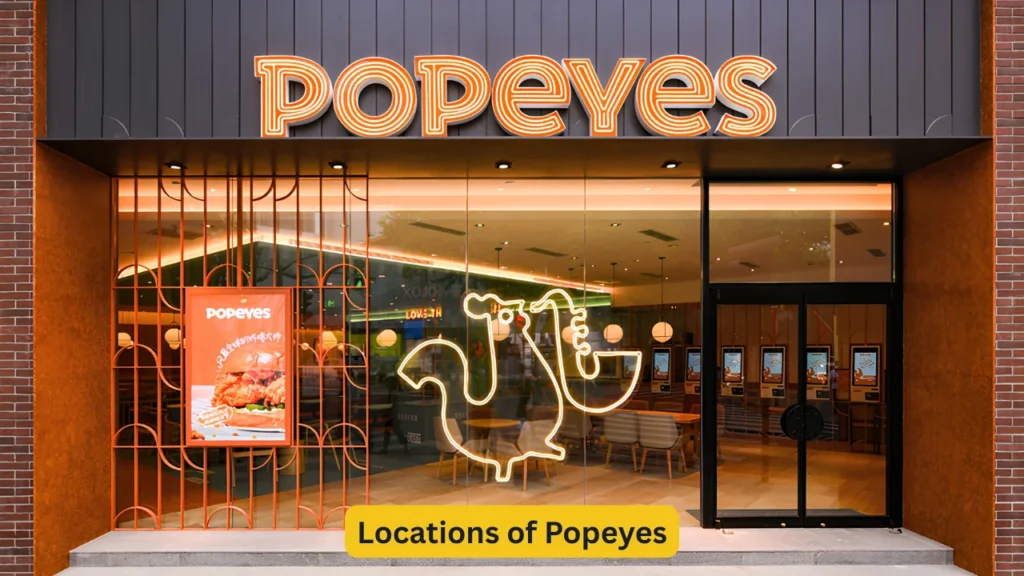 Locations of Popeyes