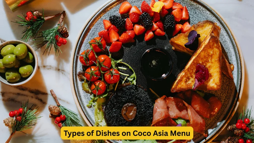 Types of Dishes on Coco Asia Menu
