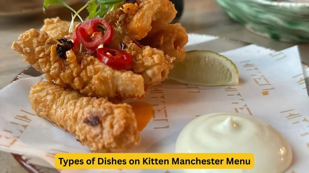 Types of Dishes on Kitten Manchester Menu