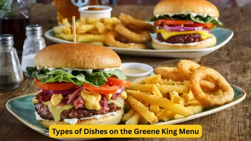 Types of Dishes on the Greene King Menu