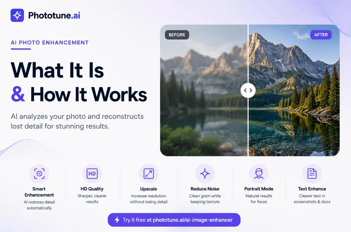 AI Photo Enhancement
