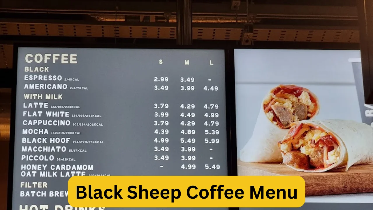 Black Sheep Coffee Menu