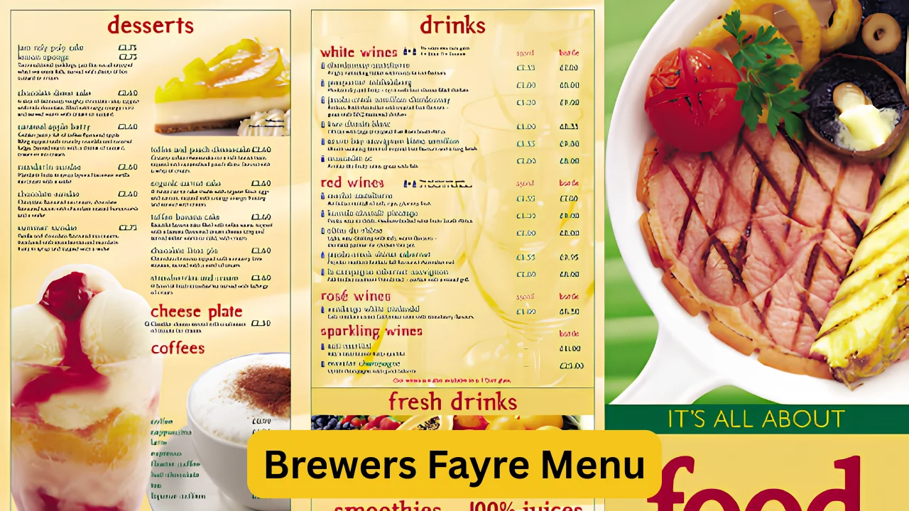 Brewers Fayre Menu