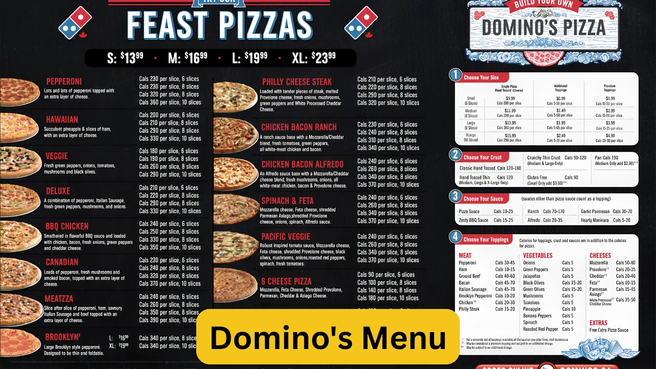 Domino's Menu