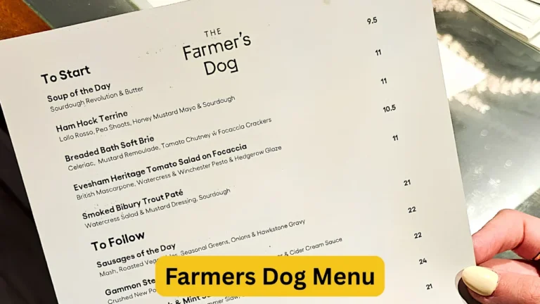Farmers Dog Menu