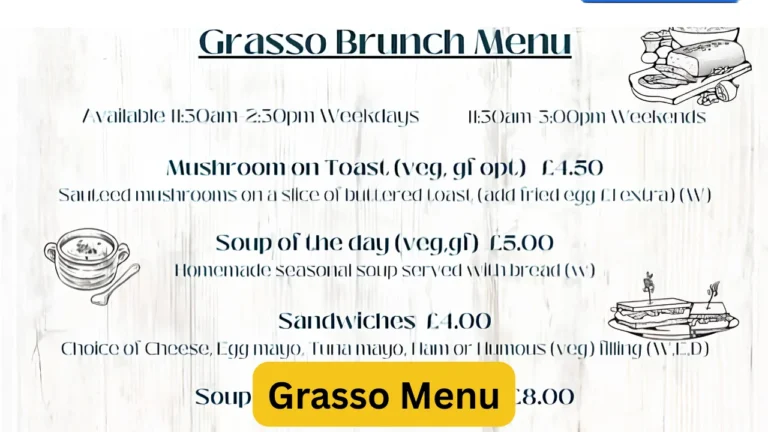 Grasso Menu