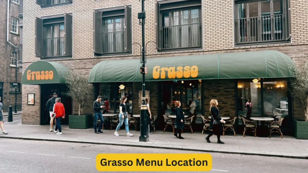 Grasso Menu Location