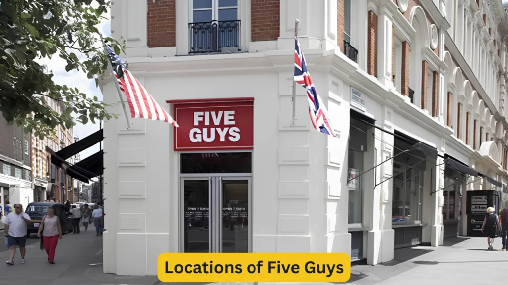 Locations of Five Guys